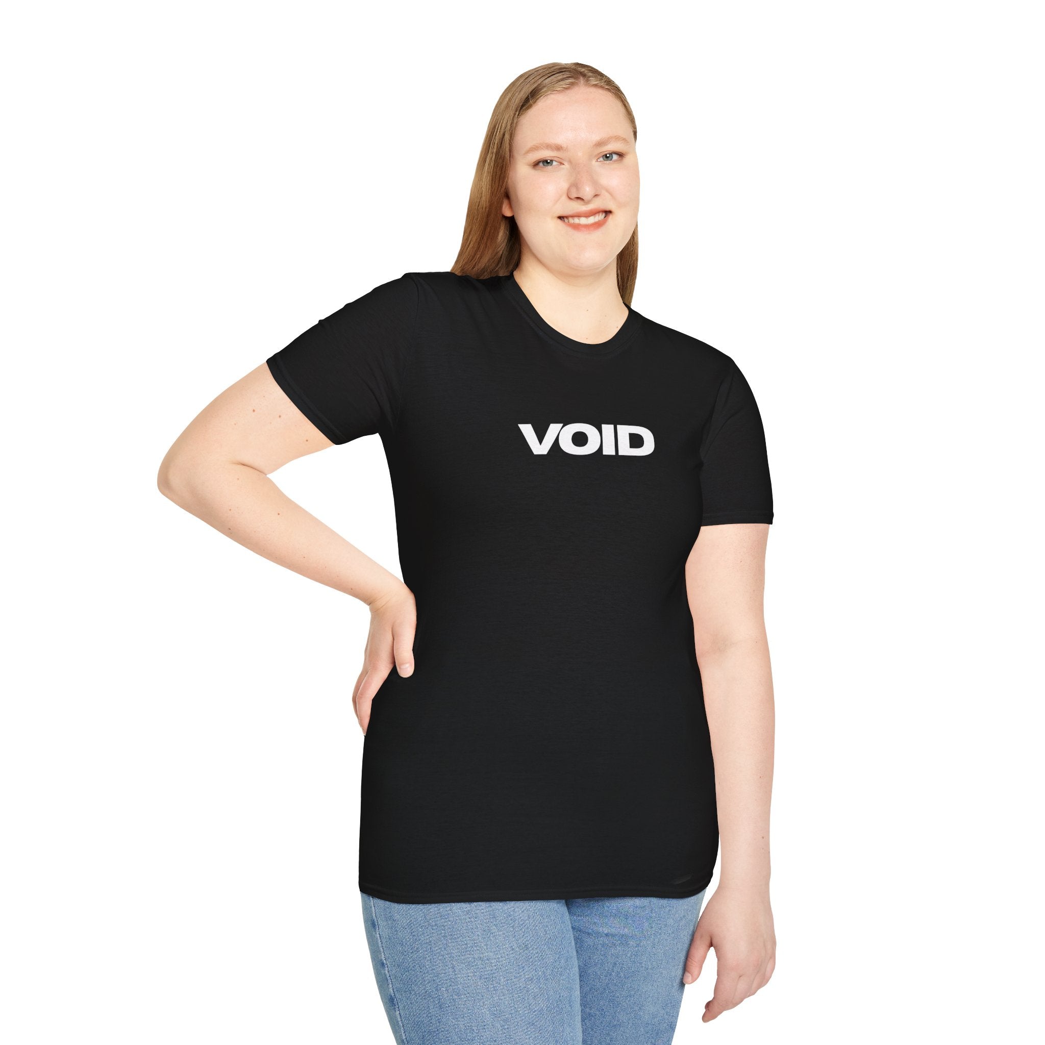 Void Graphic T-Shirt — “Resist the Void” Dark Surreal Band/Alt Art Tee