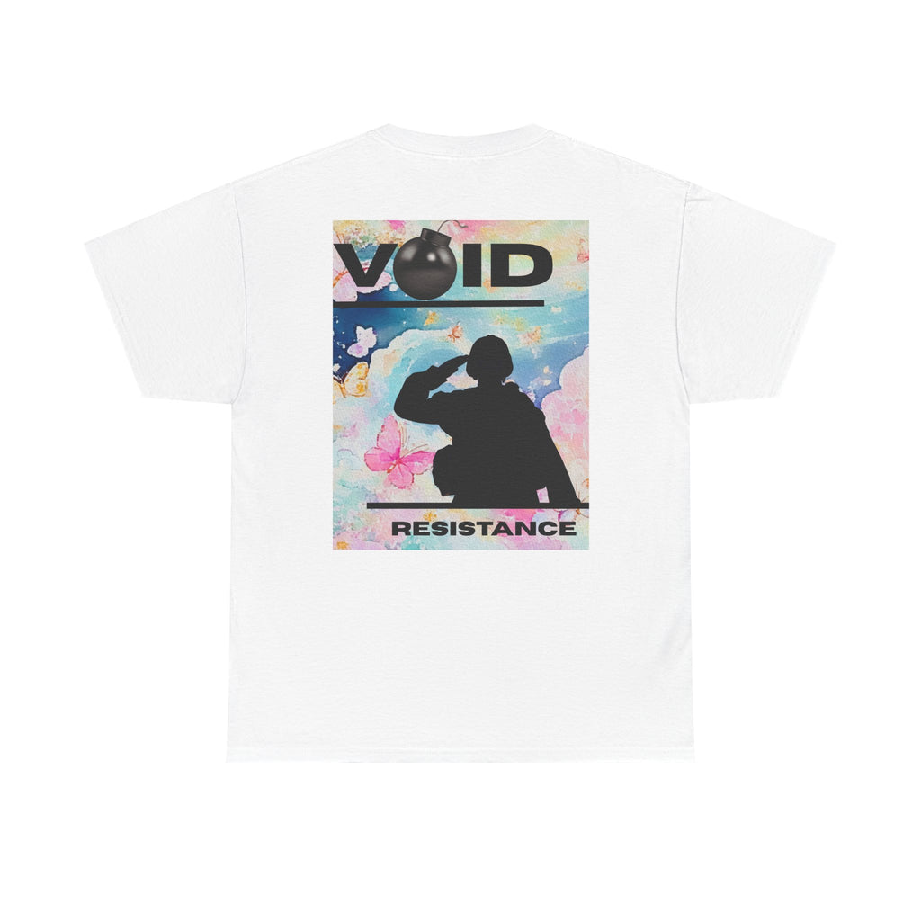 Void Resistance Tee — Graphic Back Print Vintage Poster T-Shirt
