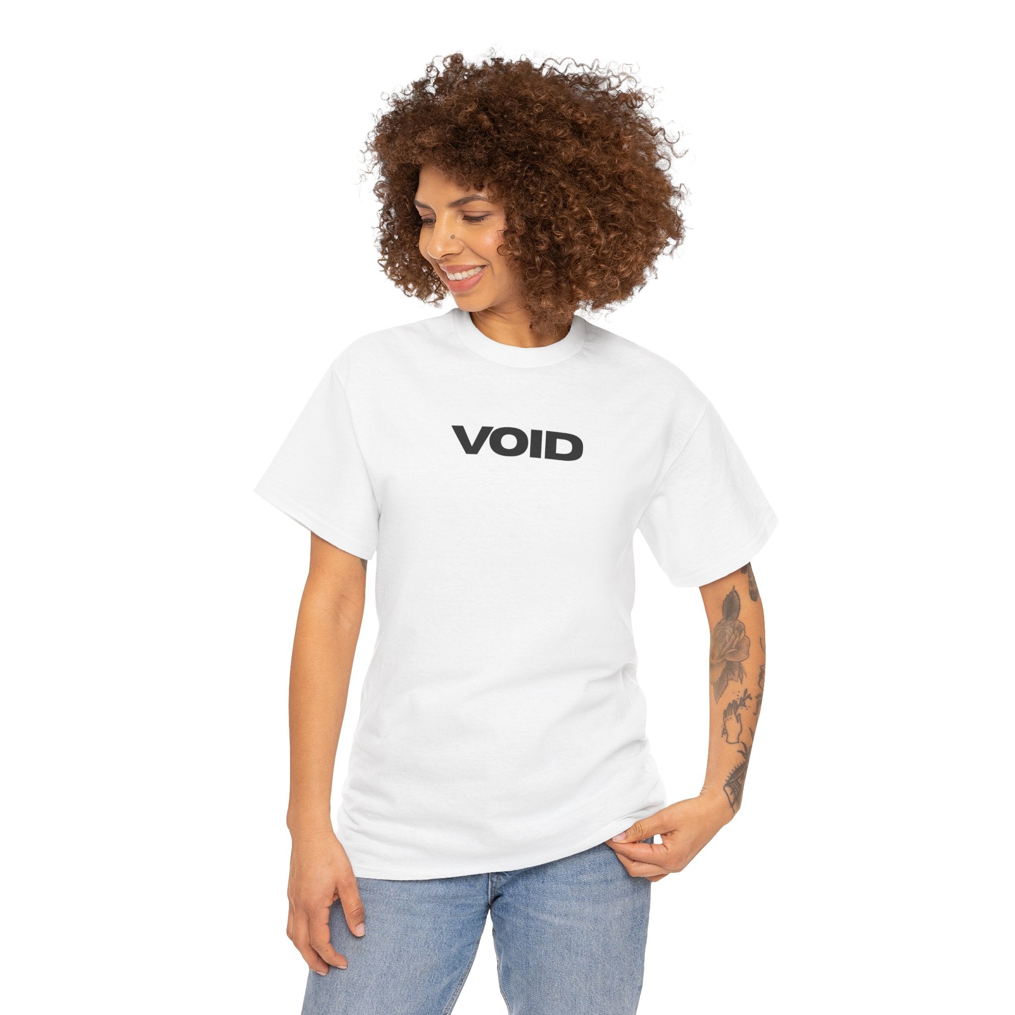 Void Resistance Tee — Graphic Back Print Vintage Poster T-Shirt