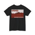 Void Resistance T-Shirt — Minimal Front Logo & Graphic Back Tee