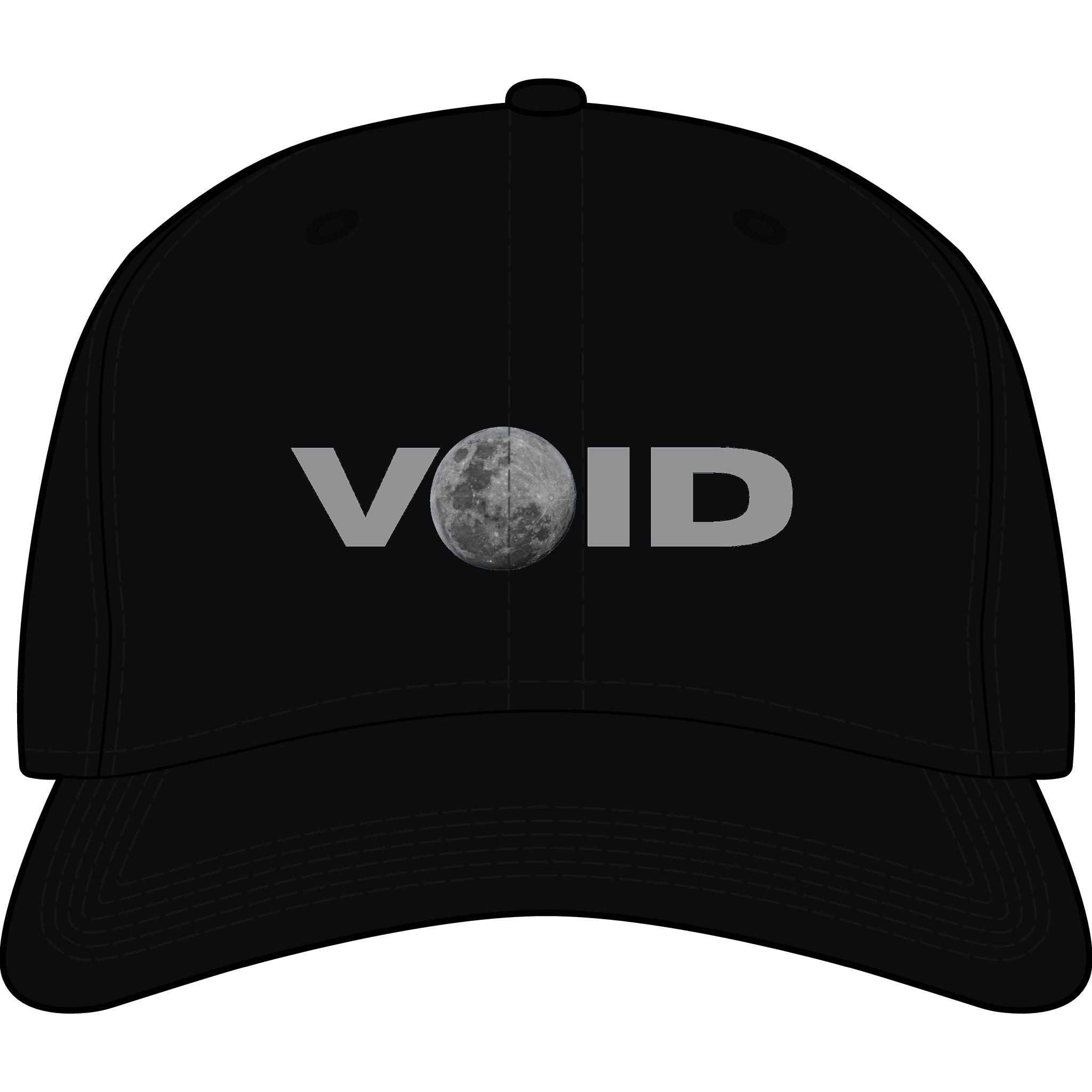 Void Moon Cap — Minimalist Astral Baseball Hat