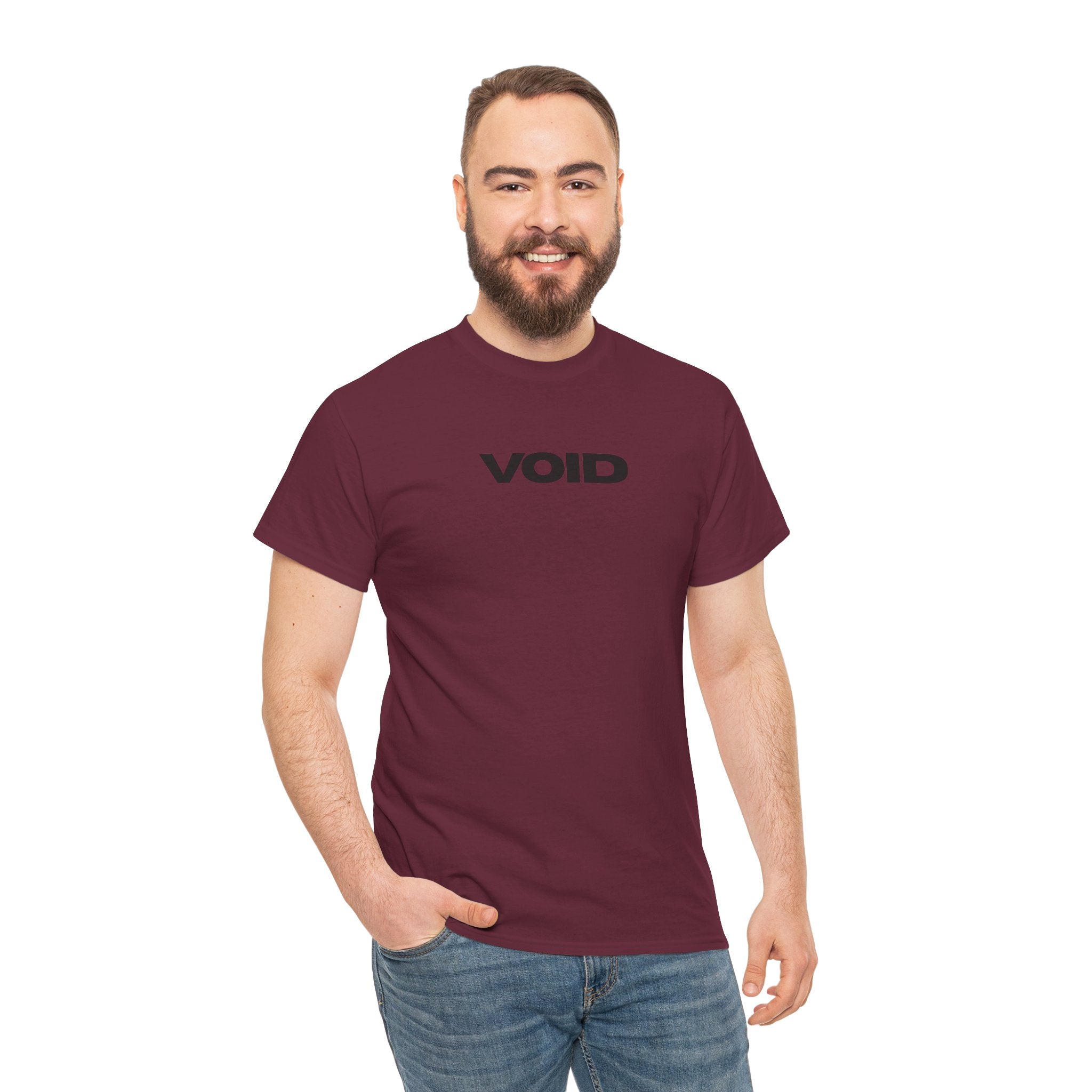 Void Graphic Tee — Minimal Space Logo T‑Shirt