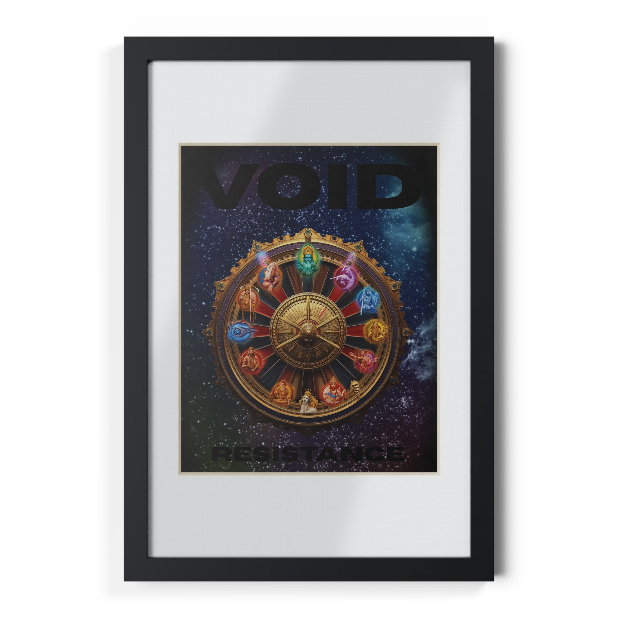 Void Religion Roulette Framed Poster — Black
