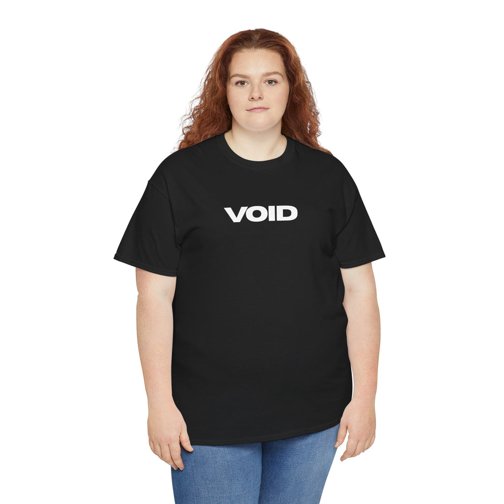 Void Resistance T-Shirt — Minimal Front Logo & Graphic Back Tee