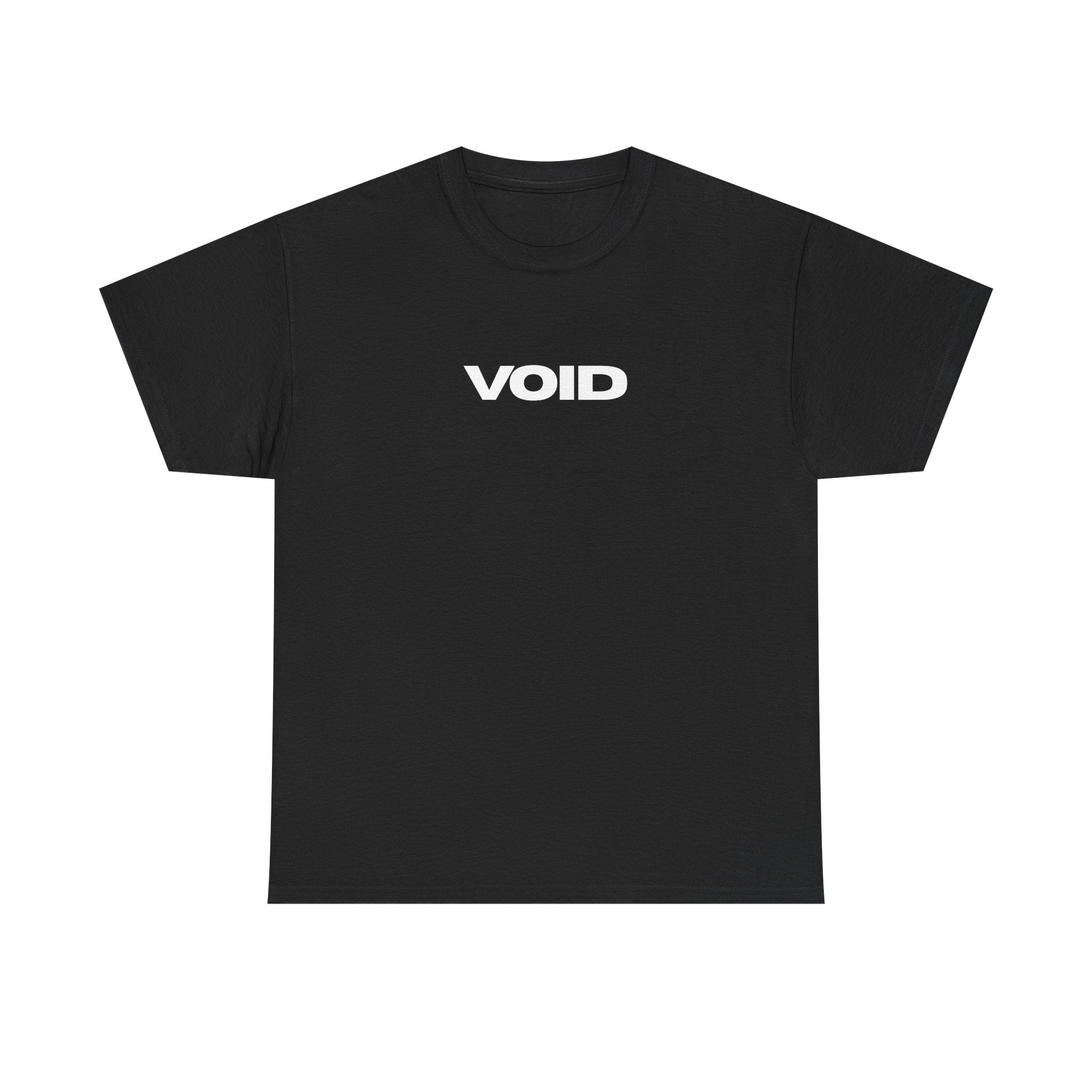Void Graphic Tee — "Resist The Void" Red Splash Back Print