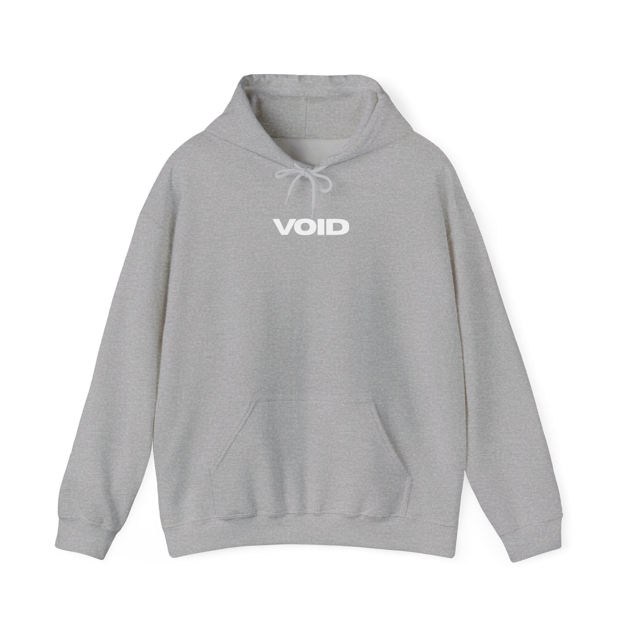 Void Graphic Hoodie — “VOID” Front Logo & “Resist the Void” Back Black Pullover