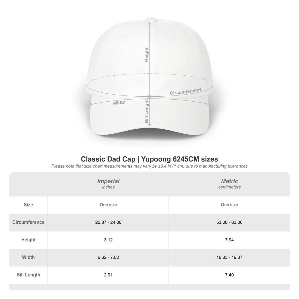 VOID Embroidered Dad Cap — Minimalist White Baseball Hat