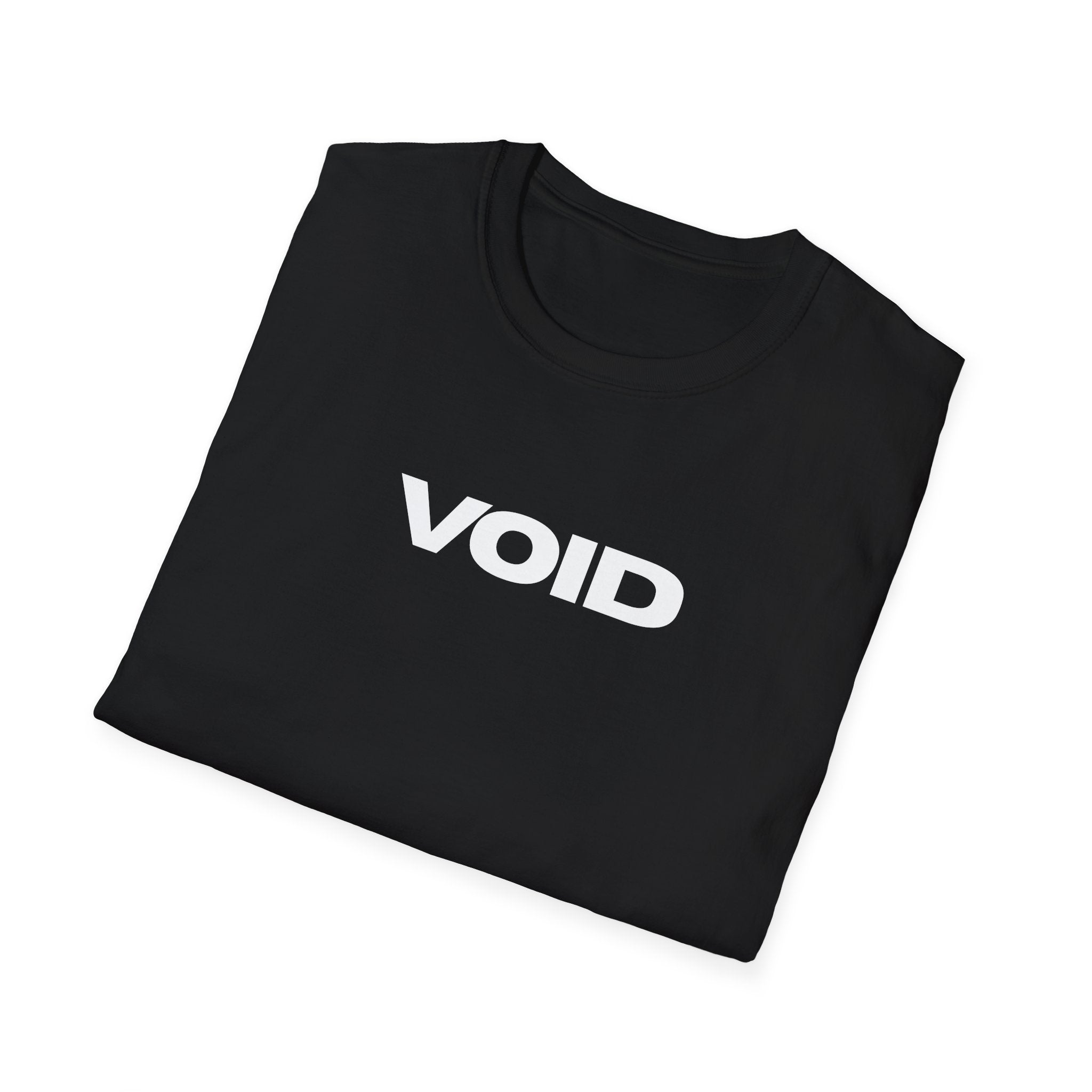 Void Graphic T-Shirt — 'RESIST THE VOID' Backprint Night Sky Design