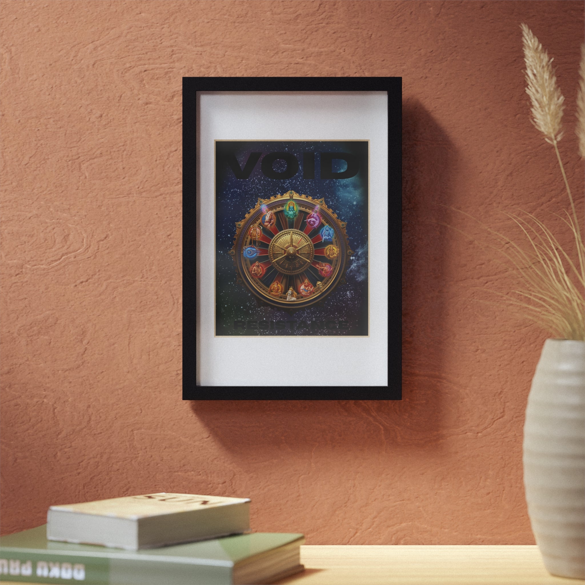 Void Religion Roulette Framed Poster — Black